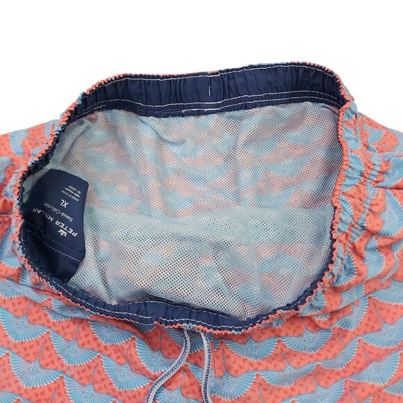 Peter Millar Seaside Collection Swim Shorts Trunks Mens XL Blue Pink Pool Beach - Picture 3 of 10